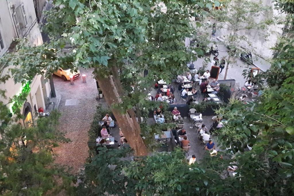 Apartament Renove, Vue Sur Palais Des Papes, Terrasse Et Wifi Troisieme Etage Awinion Zewnętrze zdjęcie